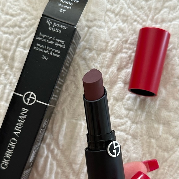 BRAND NEW 2 SHADES of reds ARMANI BEAUTY LIP POWER LONG LASTING MATTE LIPSTICK - Picture 2 of 6